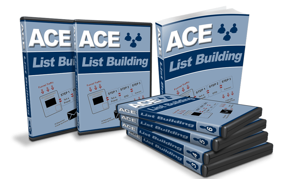 Ace List Building - PDF, MP3, Video, PPT Ebook - Digital Delivery - Master Resale Rights
