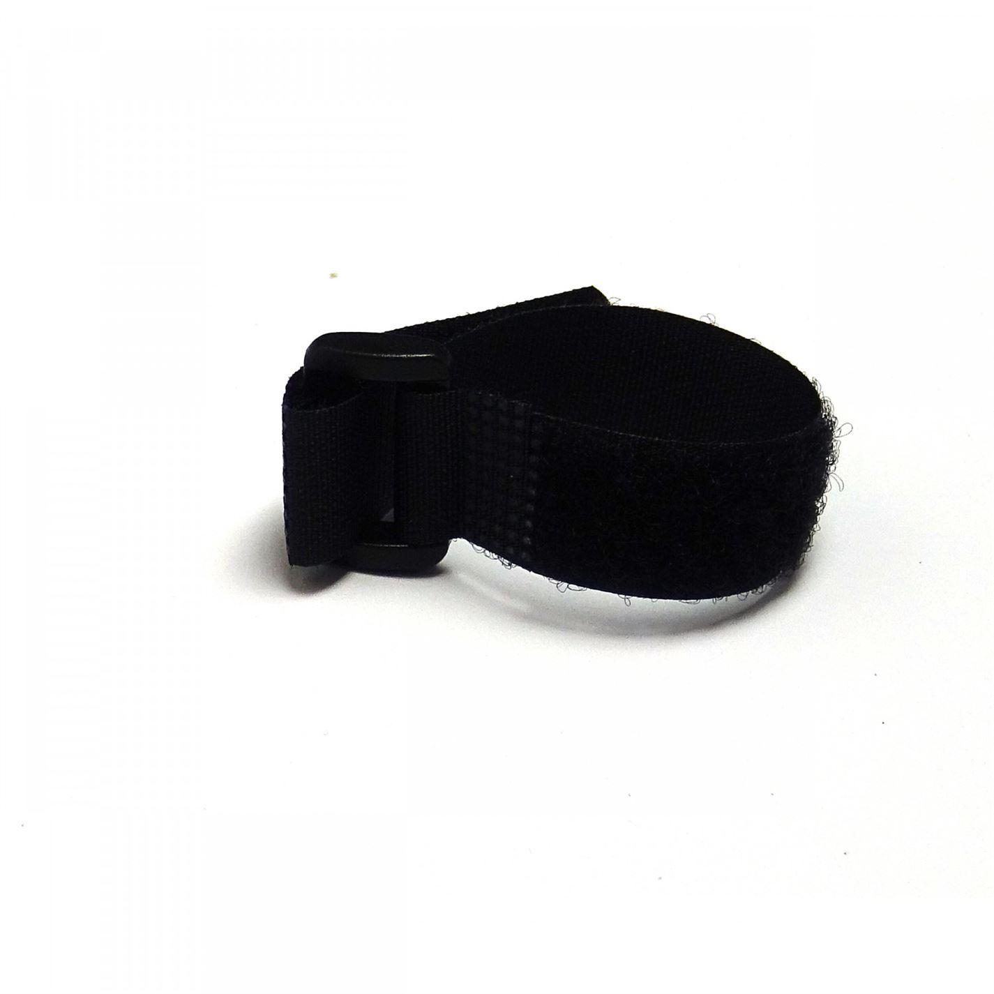 1 x Black 20cm Tie Down LiPo Hook and Loop Battery Strap - Velcro Alternative