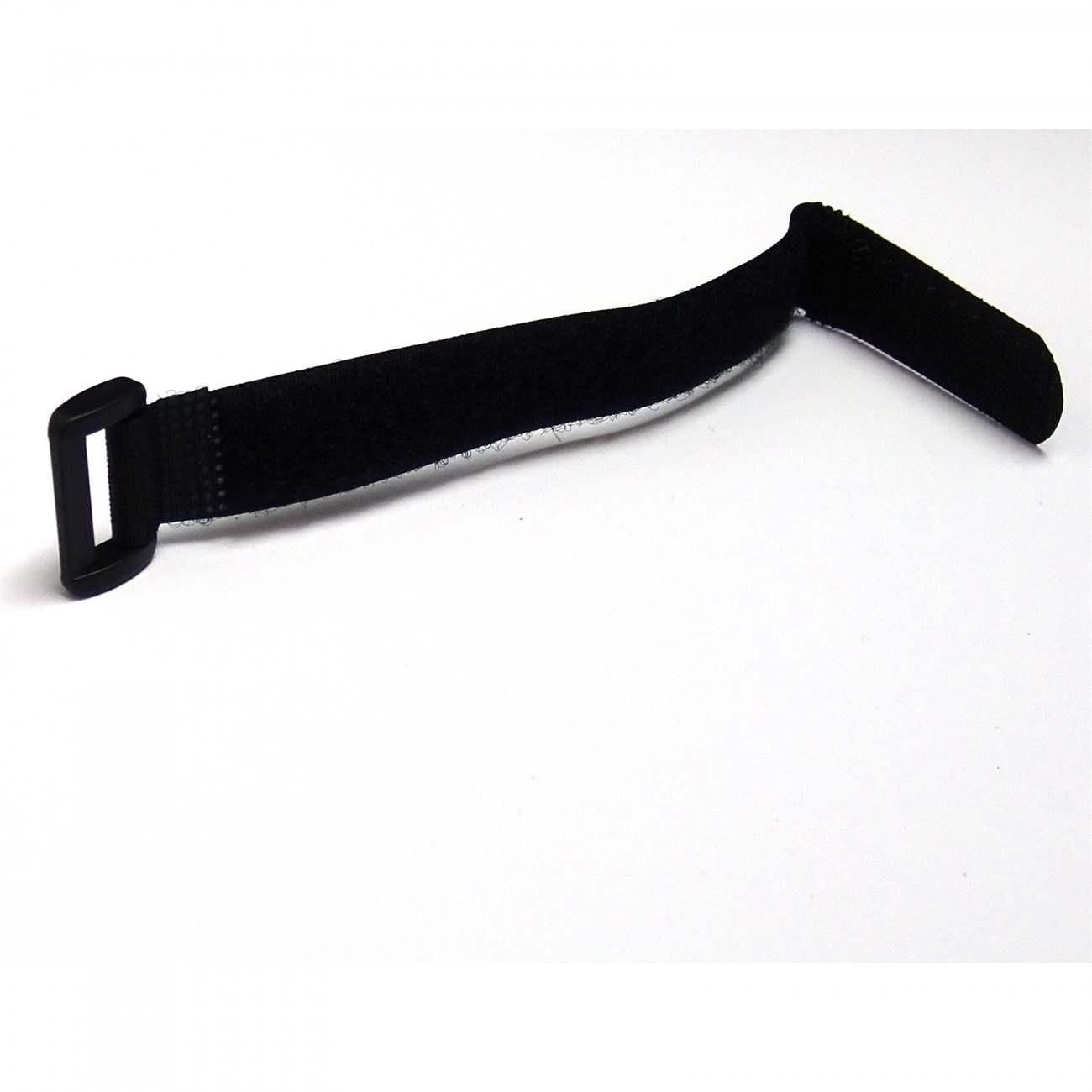 1 x Black 20cm Tie Down LiPo Hook and Loop Battery Strap - Velcro Alternative