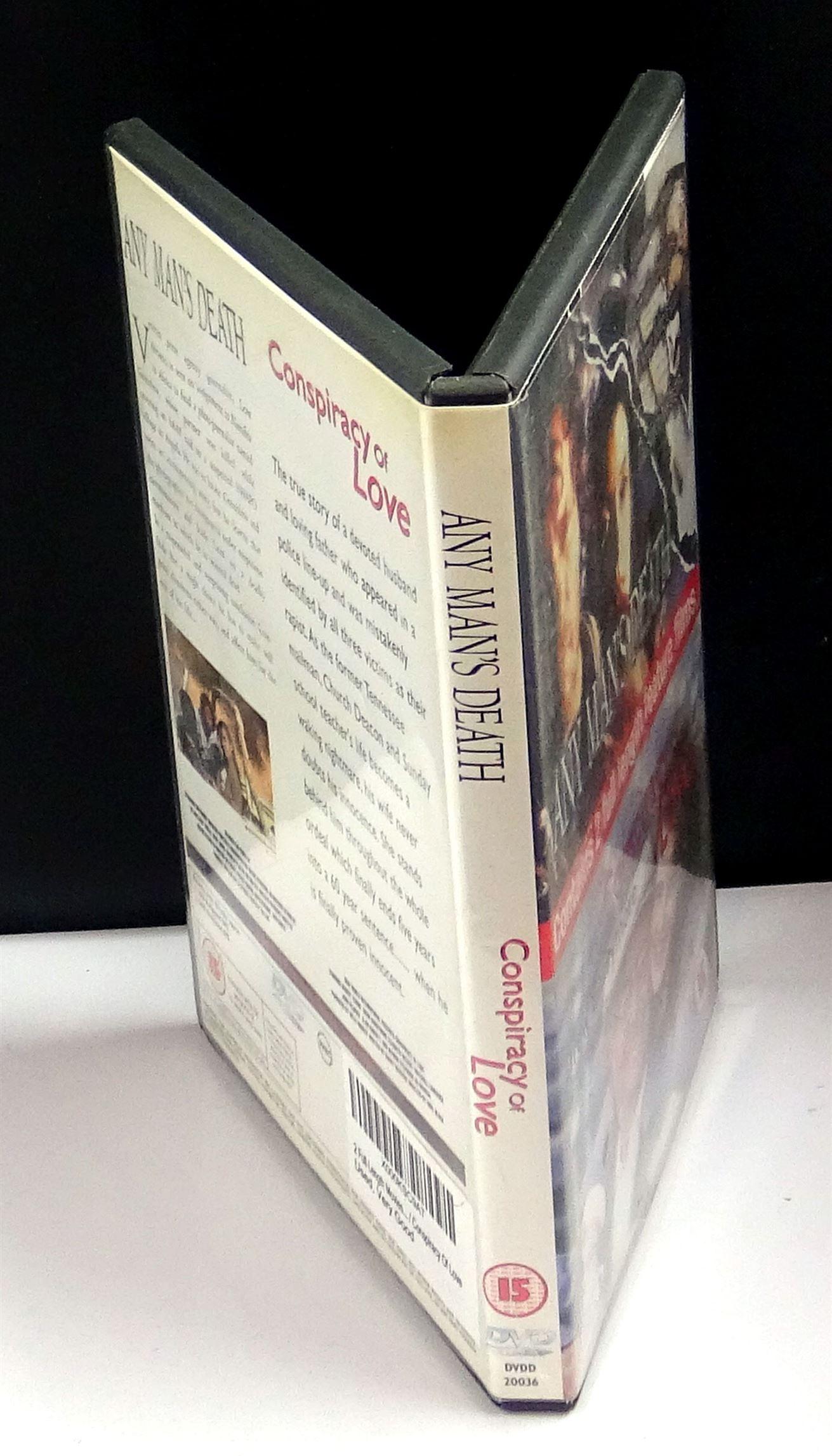 Any man's death, Conspiracy of Love - DVD - region 2 - EU stock