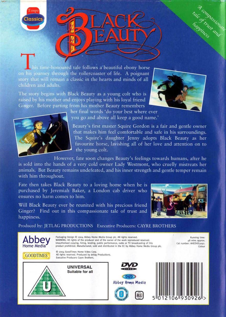 Black Beauty - DVD - region 0 - EU stock