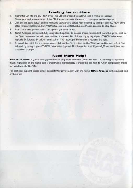 101st Airborne in Normandy - Classic Windows PC Game
