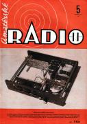 AmatÃ©rskÃ© Radio 5. RoÄnÃ­k XIX ÄŒÃ­slo 5 1970 - VÃ½bornÃ½ stav s lehkÃ½mi znÃ¡mkami a odÄ›rkami